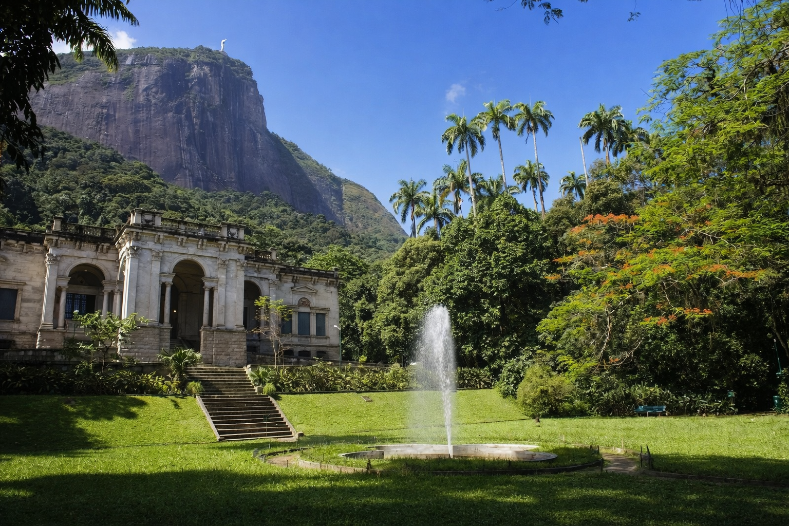 Luxury contemporary residence facade at dusk